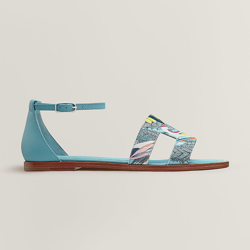 人気☆【HERMES】サンダル Santorini Bleu Glacier レディース Santorini sandal | Hermès USA
